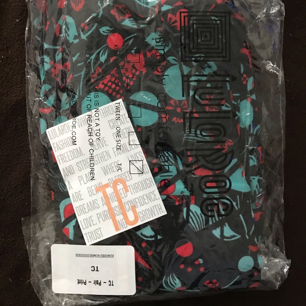 Lularoe TC leggings 12-18 NWT